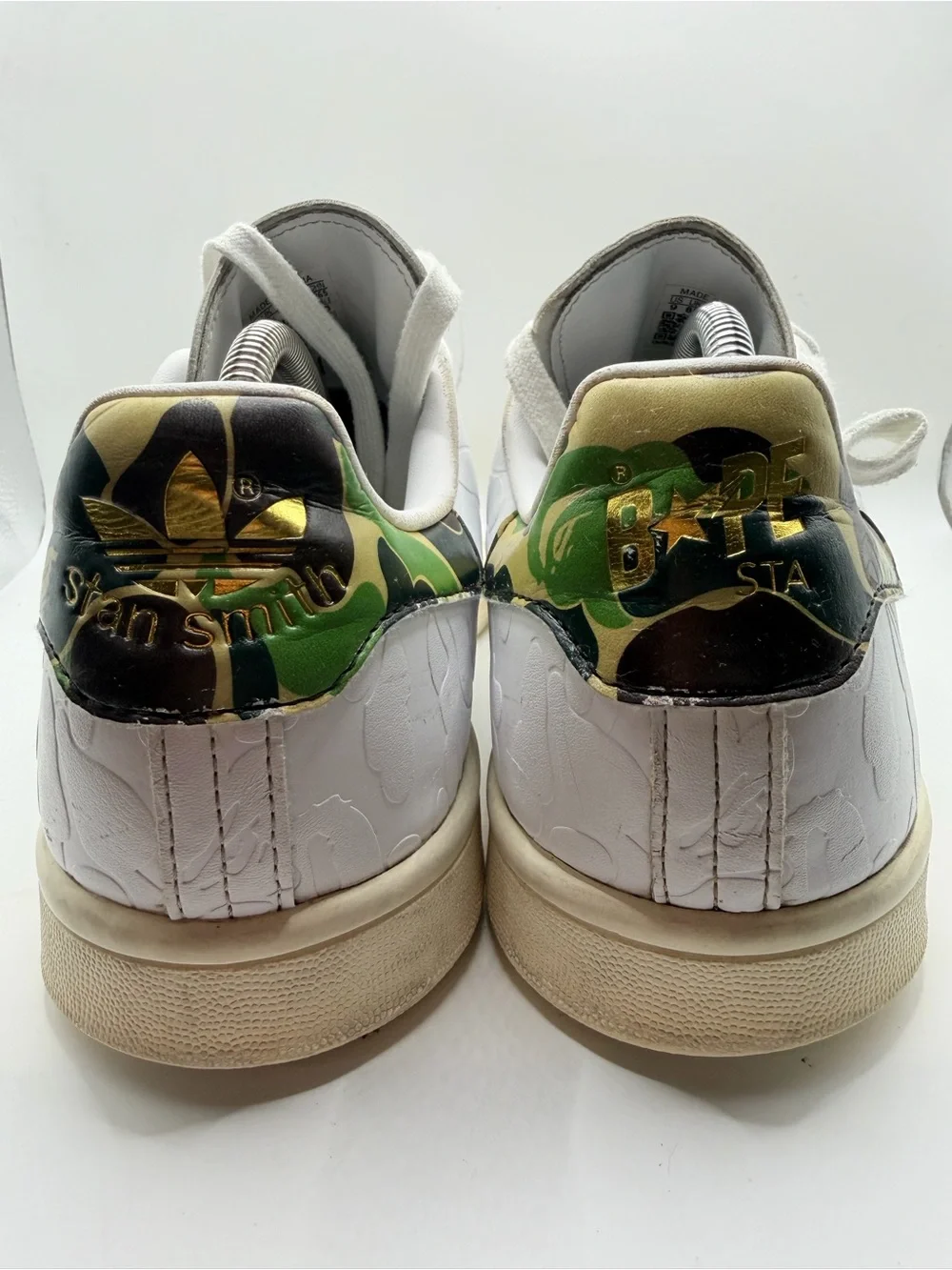 adidas Stan Smith White with Gold and Green Accents